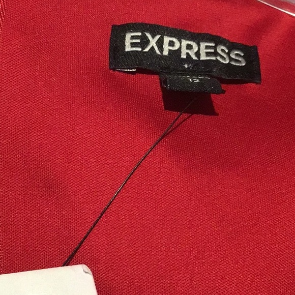 NWT Express Elegant Red Sleeveless Jumpsuit size 12 - Picture 11 of 11